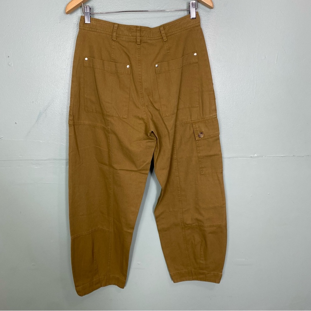 Anthropologie The Carson Utility Barrel‎ Pants Bronze - Picture 4 of 6